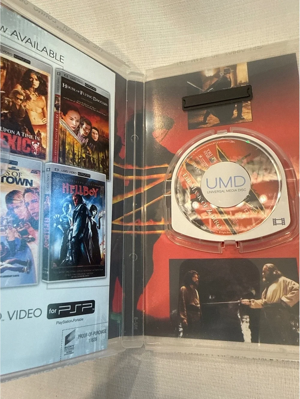 PSP UMD Movie Bundle: Behind Enemy Lines, The Mask of Zorro, X2 X-Men United